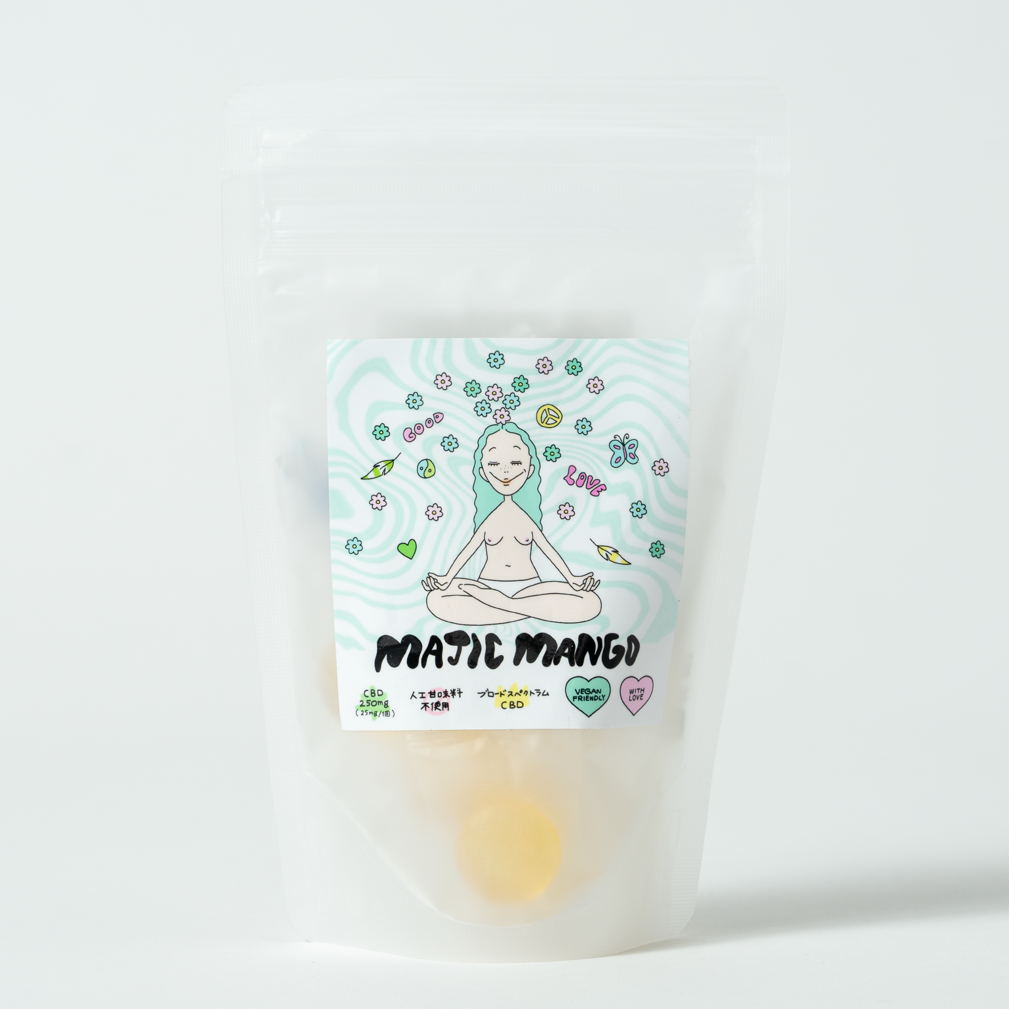 【MAJIC MANGO】CBD Candy Meditation マンゴー味 CBD250mg